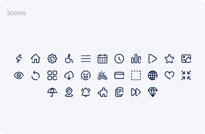 Yogadgine app icons set