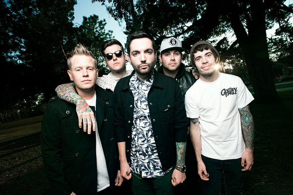 A Day To Remember band portrait outside