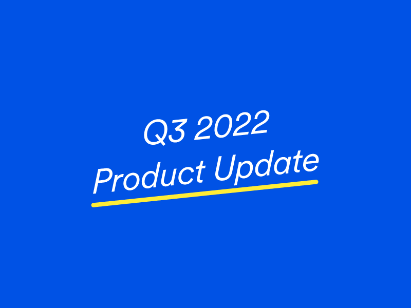 Q3 2022 Product Update Release Notes | Finix