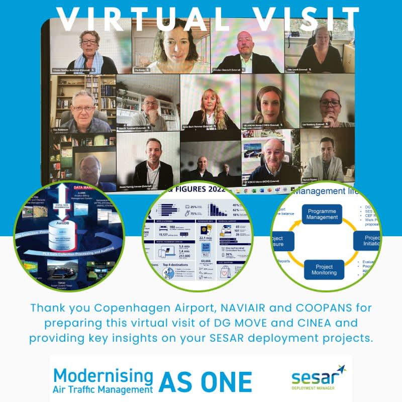 Visit to Copenhagen Airport modernization projects shows SESAR Deployment in Denmark