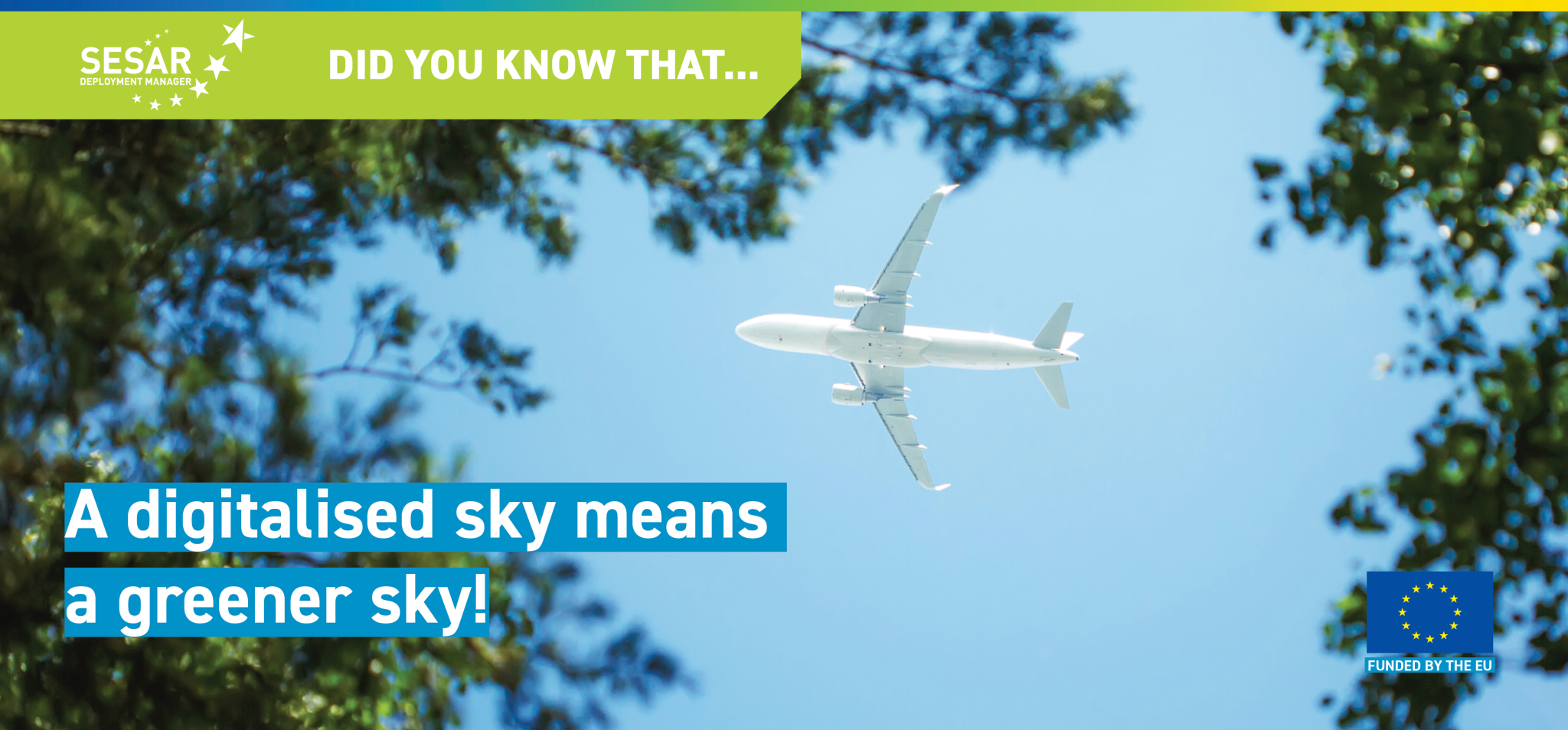 Did you know that... A digitalised sky means a greener sky! #DYKT