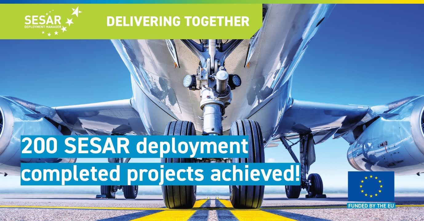 Sesar 2d SESAR deployment has reached its 200th completed project | SESAR DM