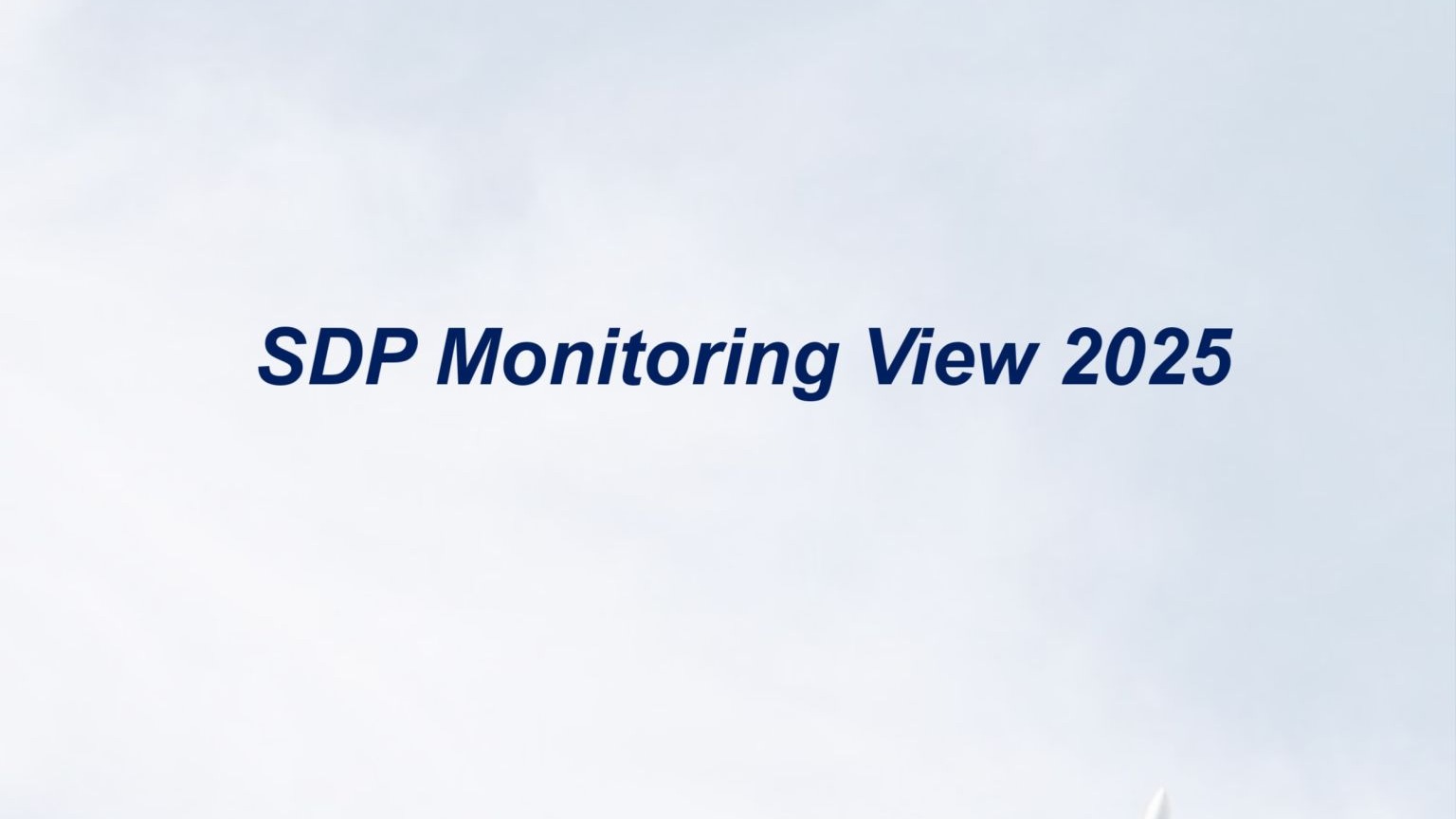 SESAR Deployment Manager publishes SDP Monitoring View 2025