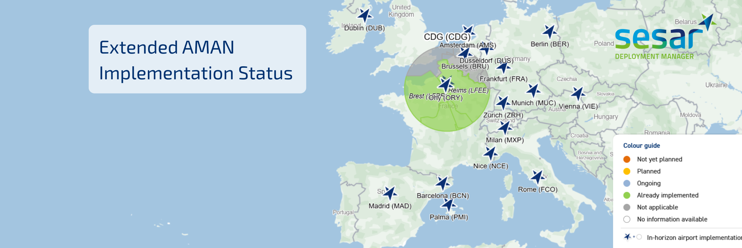 Extended Arrival Management – Implementation in the European Union