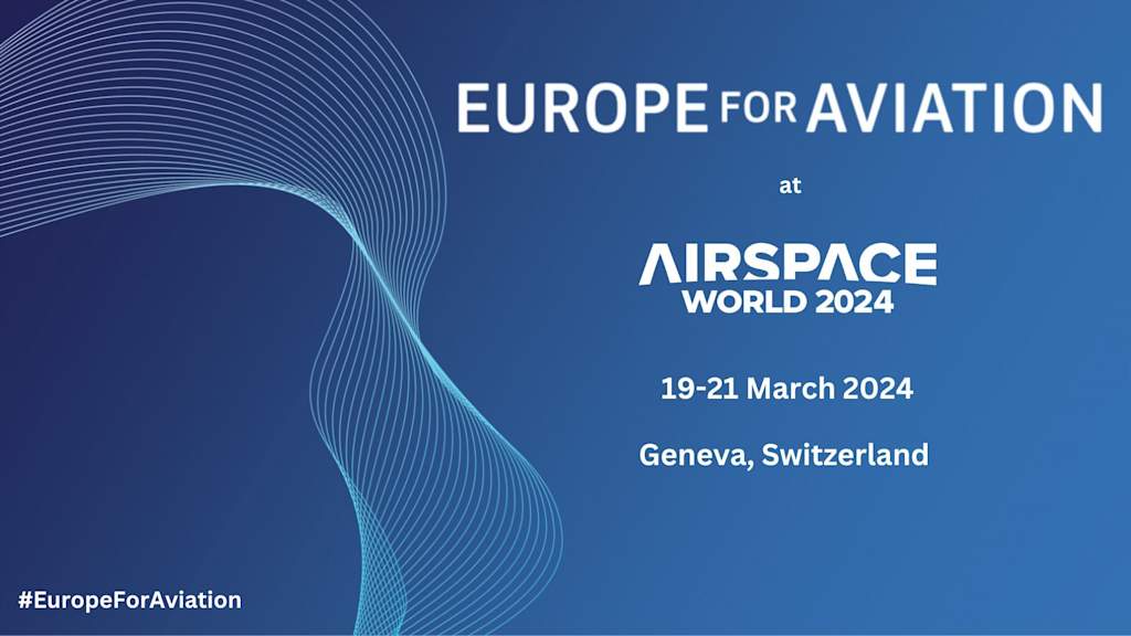 “Europe for Aviation” team up for Airspace World 2024 