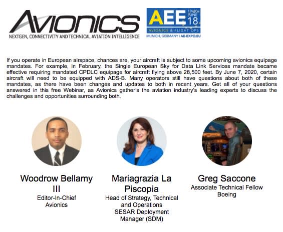 avionics webinar