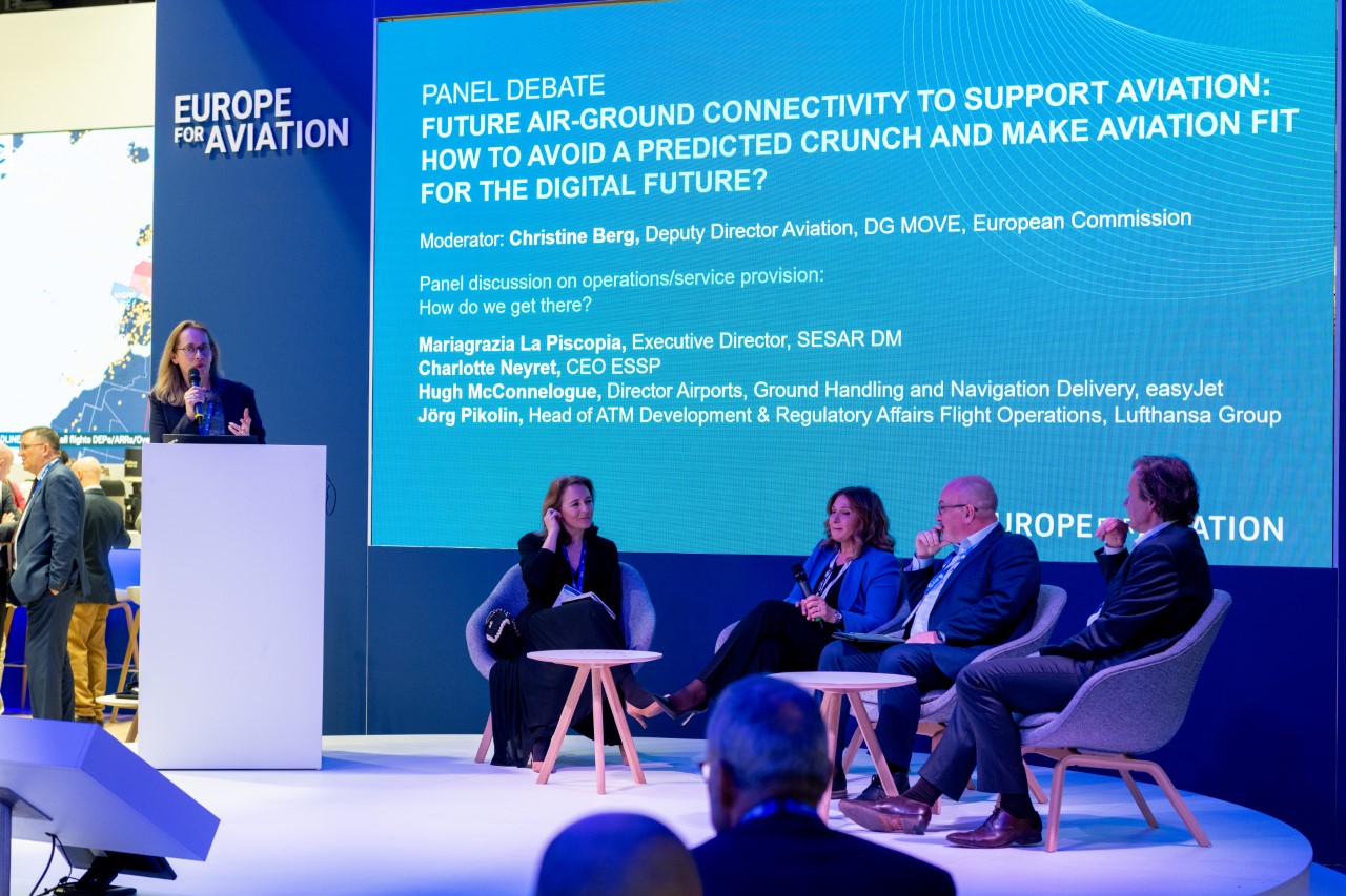 Panel Debate: Future Air-ground connectivity to support aviation: How to avoid a predicted crunch and make aviation fit for the digital future?