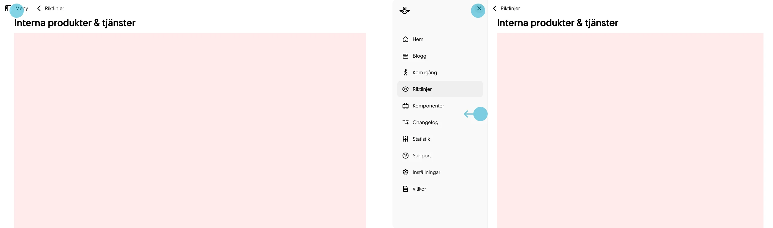 Navigation Drawer, Option 2