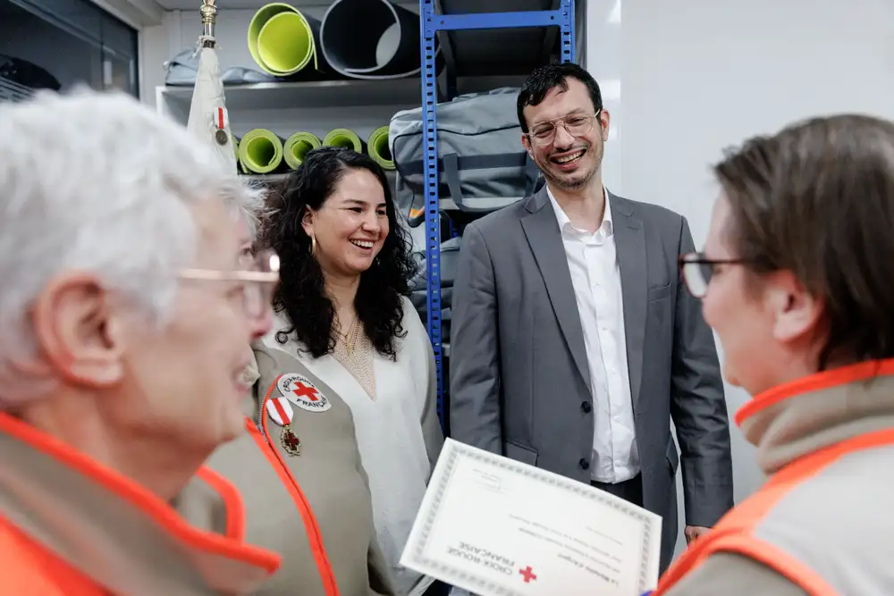 Remise des médailles en présence de Mr le Maire