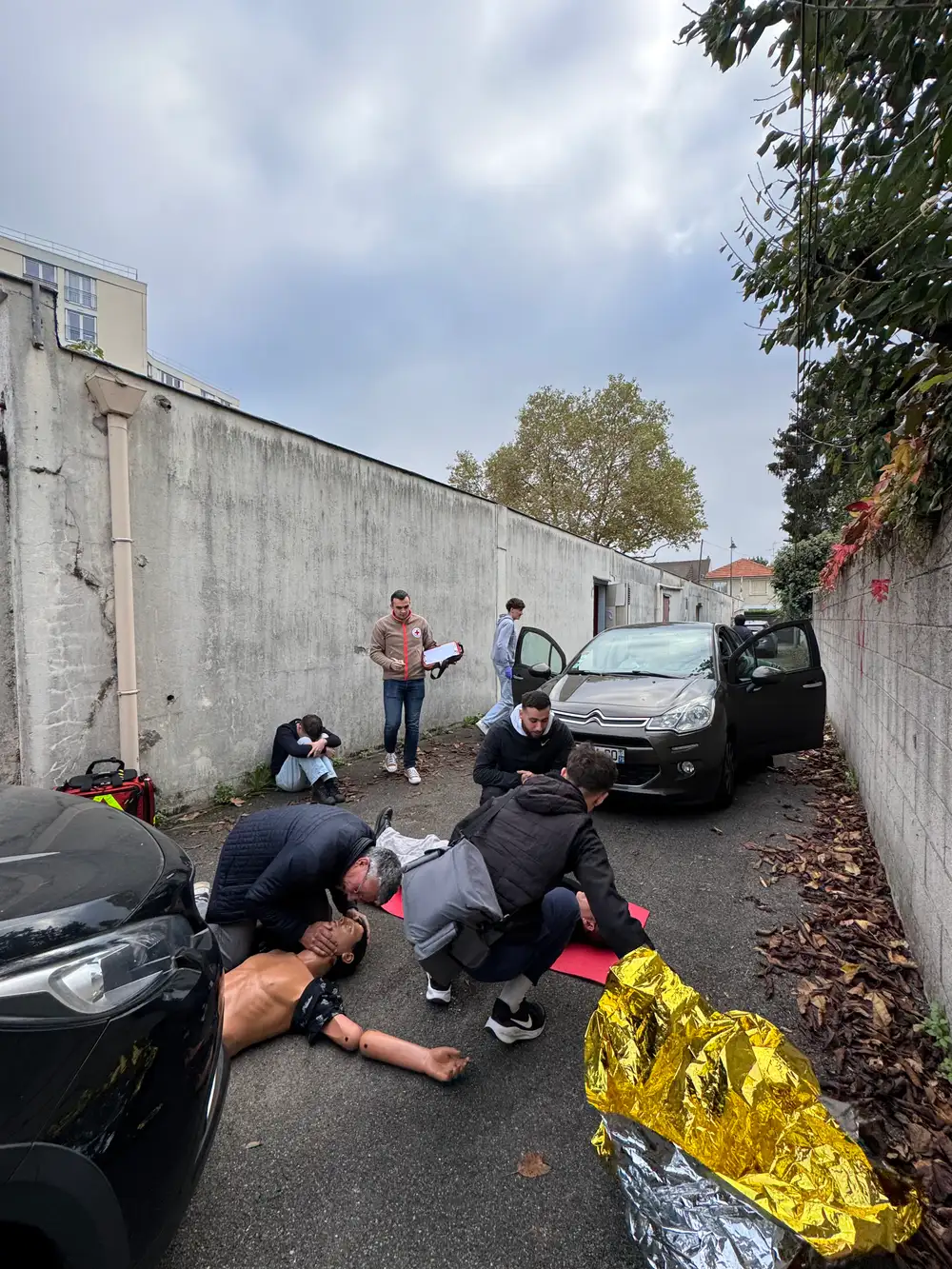 Entrainement multiples victimes (victimes simulées)