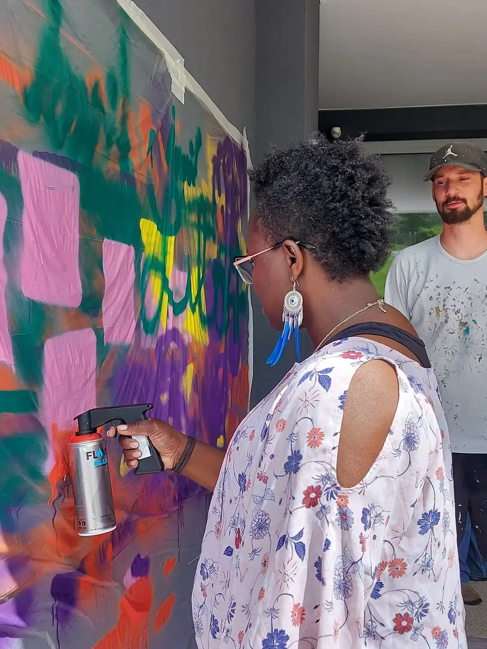 La responsable de vie sociale et d'animations s'exerce aussi