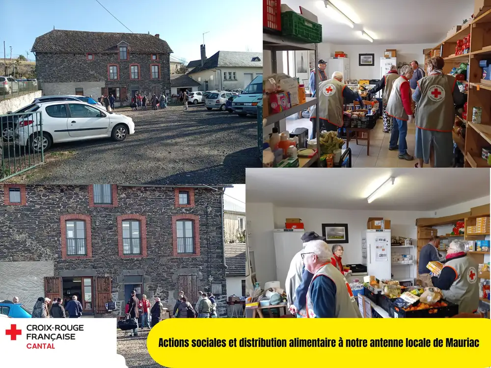 Actions sociales à l'Antenne Locale de Mauriac