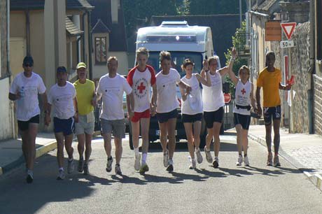 Arrivée des Coureurs
