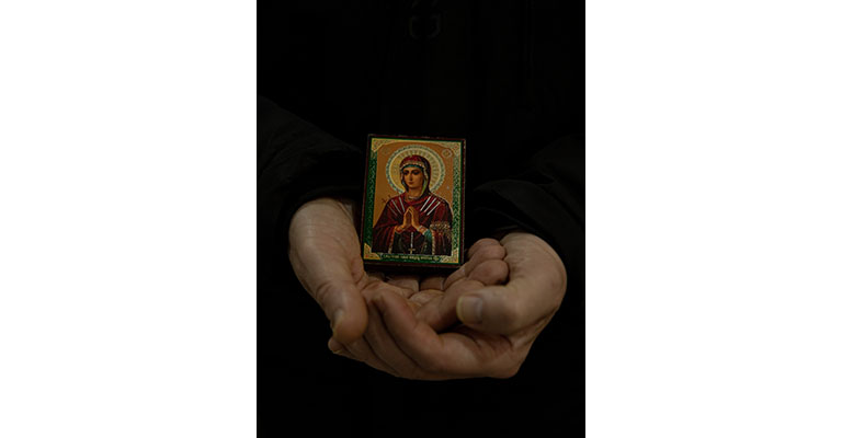 L'icône de Volodymyr S. © William Keo / Magnum Photos