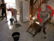 Exemple d'opération "coup de main coup de coeur" après une inondation