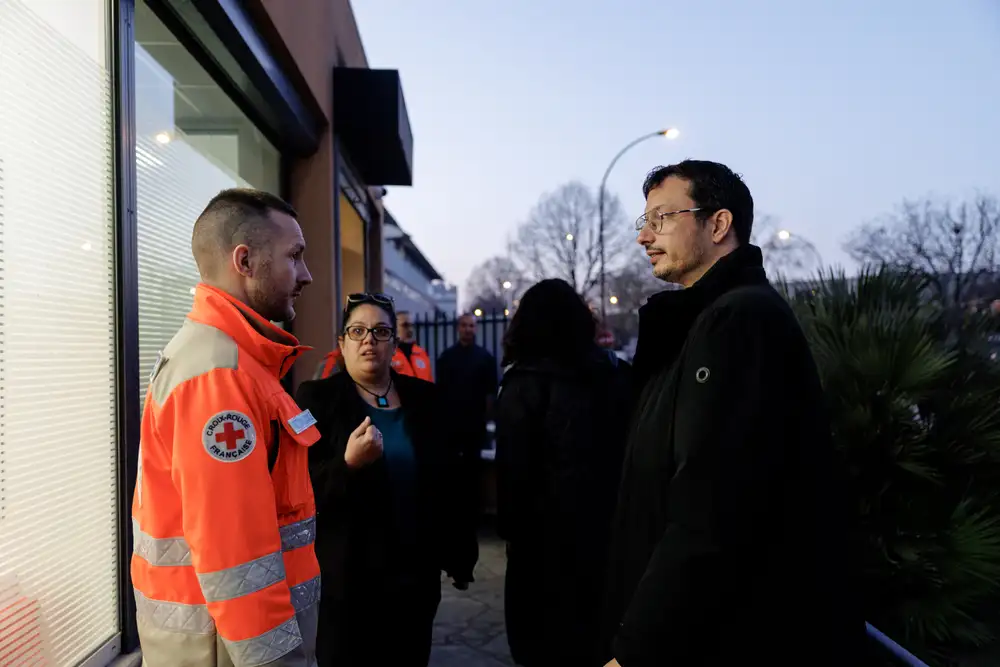 Notre directeur et Mr le Maire