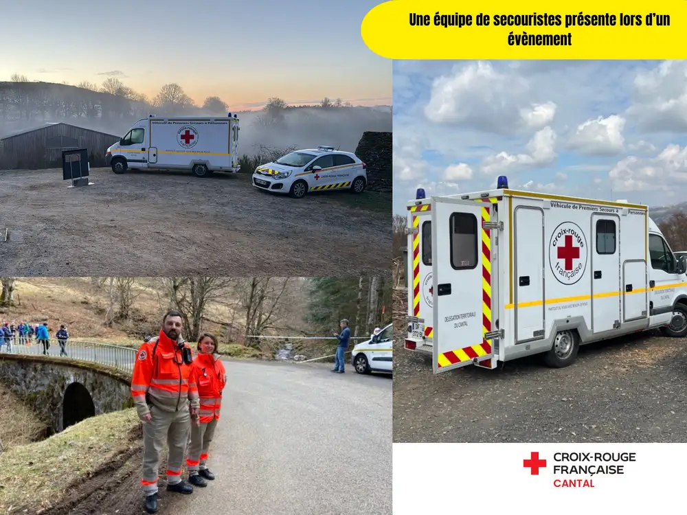 Une équipe de secouriste lors d'un évènement