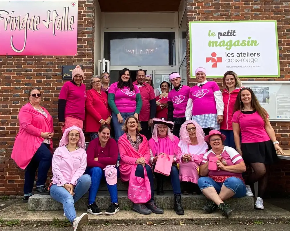 October Rose dans la boutique solidaire