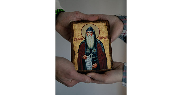 L'icône de Volodymyr A. © William Keo / Magnum Photos