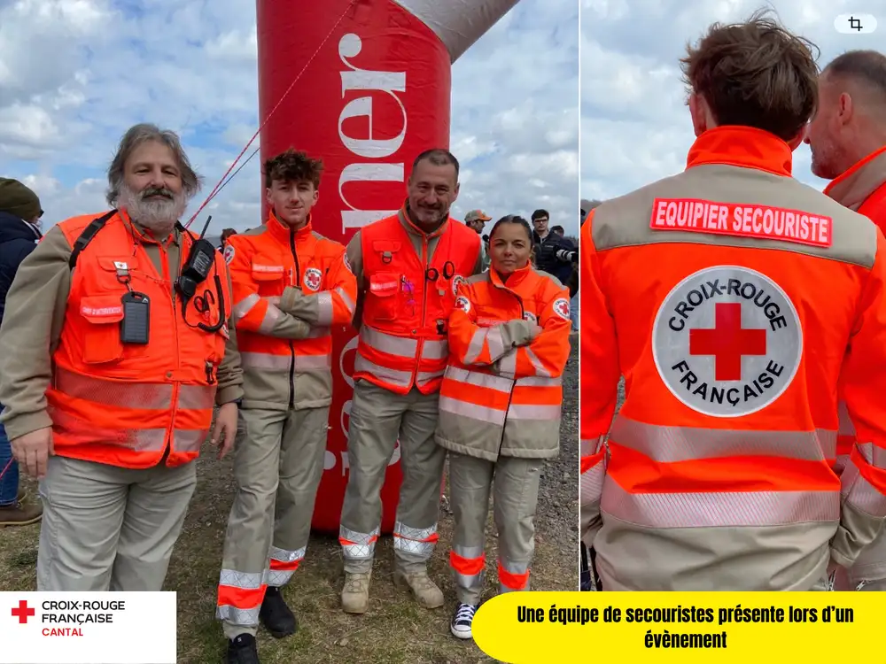 Une équipe de secouriste lors d'un évènement