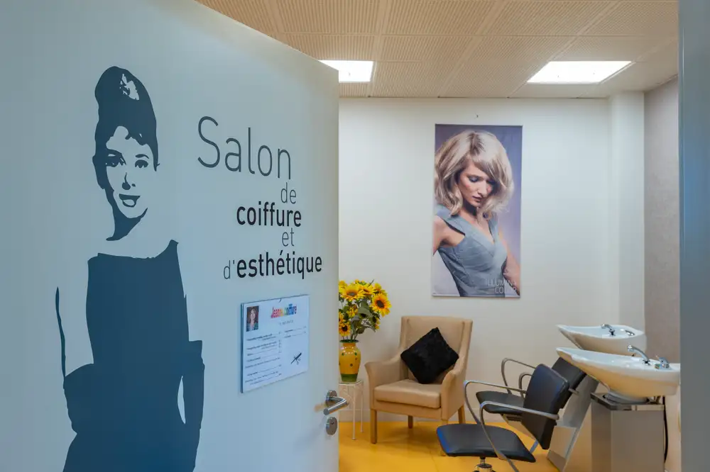 Le salon de coiffure