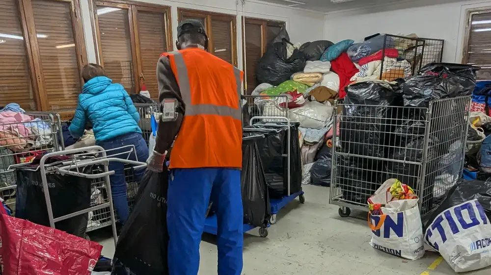 Tri par les bénévoles