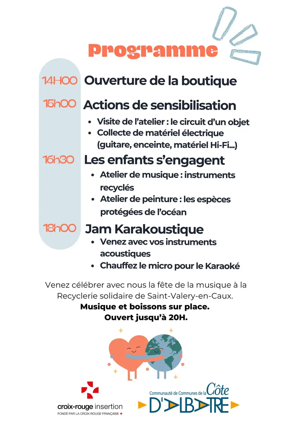 Le programme des festivités....