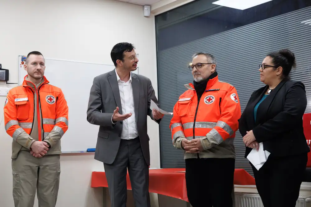 Discours du président Térritorial, Présidente locale et de Mr le Maire