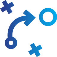 Strategy Icon Blue Gradient