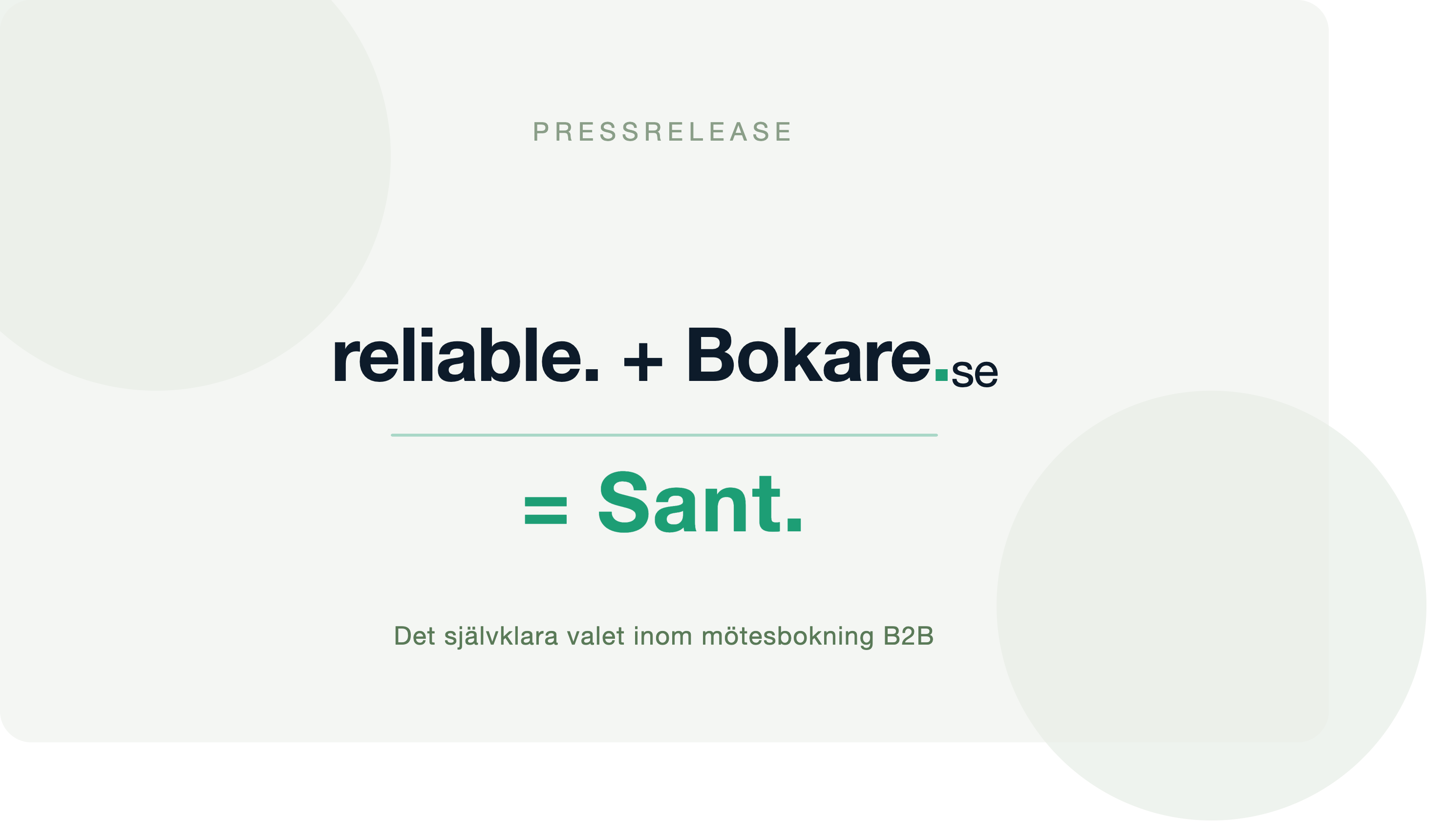Cover Image for Reliable förvärvar Bokare.se