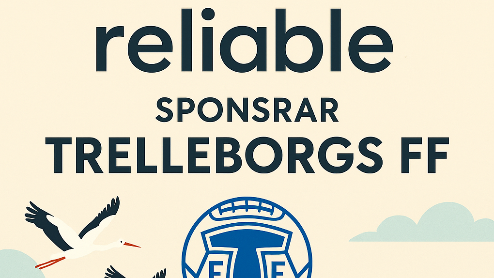 Cover Image for Reliable sponsrar Trelleborgs FF