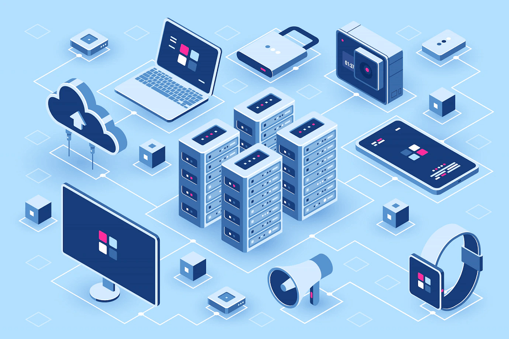 How infrastructure is hosted on the internet