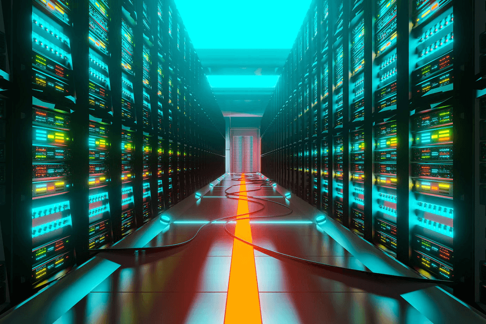 Inside a data centre