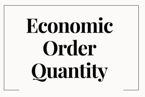 order cost, calculating economic order quantity, optimal order quantity, customer demand, annual demand