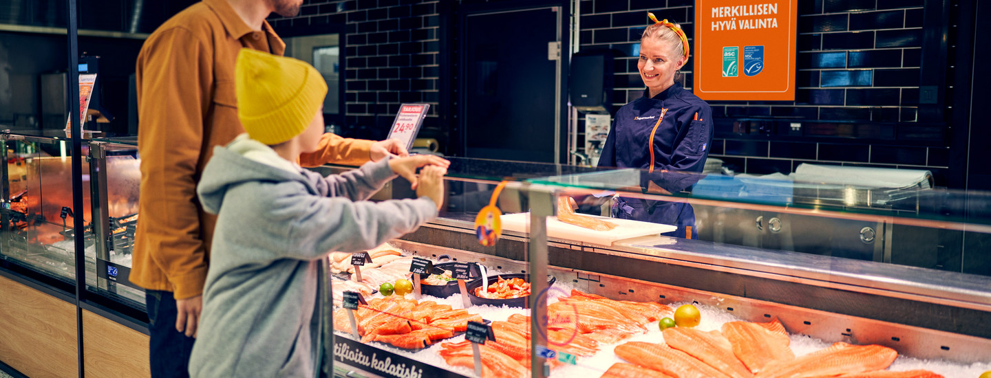 Sertifioidut kalatiskit lähes 80 K-ruokakaupassa