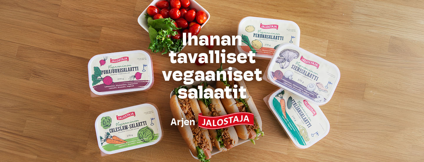Jalostajan ihanan tavalliset salaatit sopivat moneen pöytään