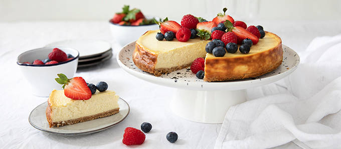 Amerikkalainen juustokakku kuvitus