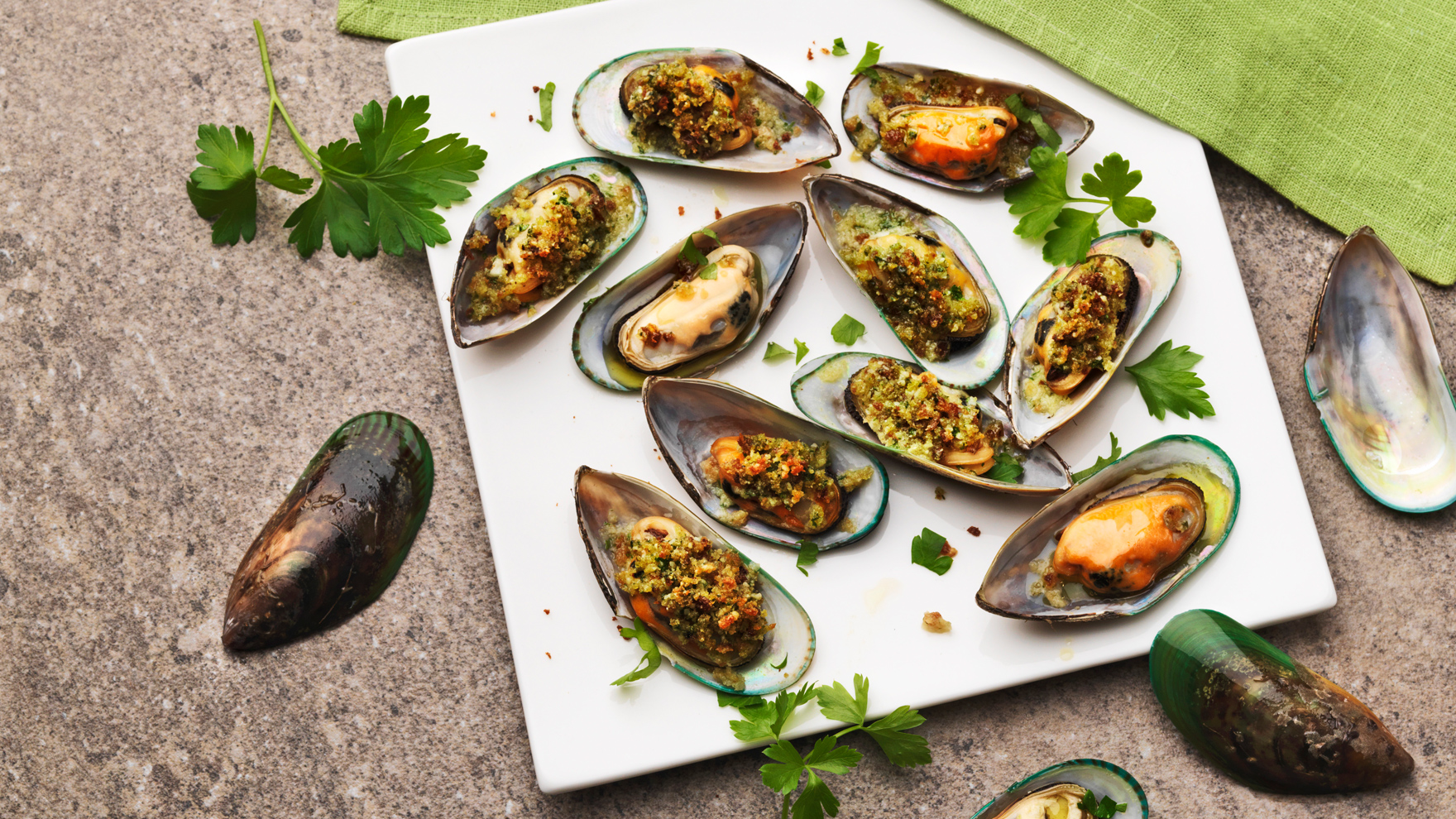 Simpukka on helmi pikaruoaksi