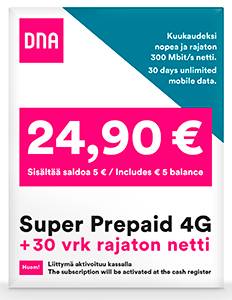 DNA Super Prepaid 4G kuvitus