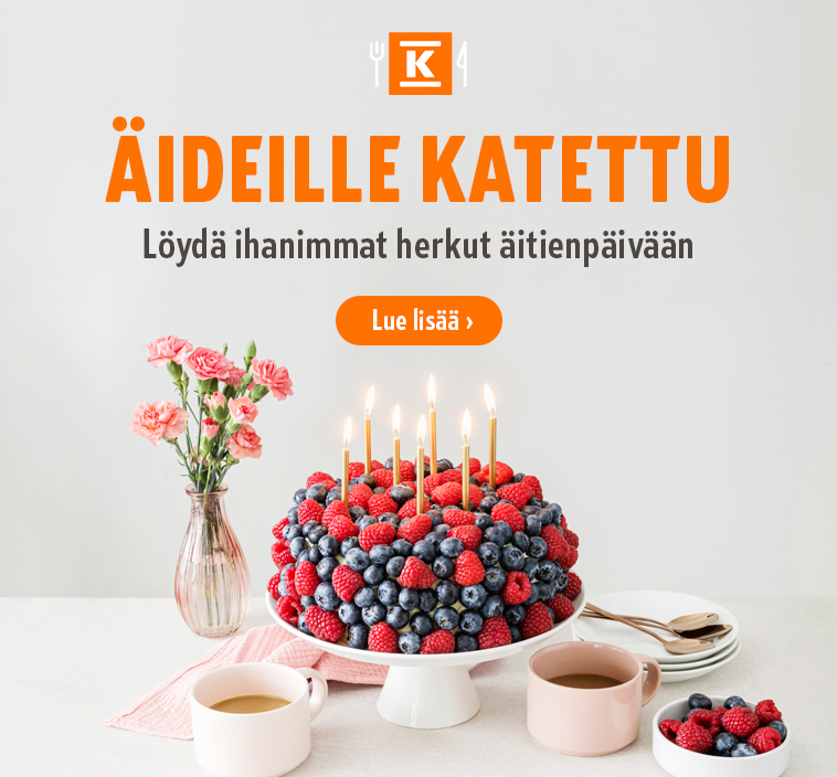 Äitienpäivä sunnuntaina 10.5.