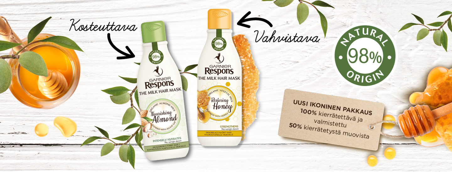 Garnier Respons The Milk Hair Mask -hiusnaamiot