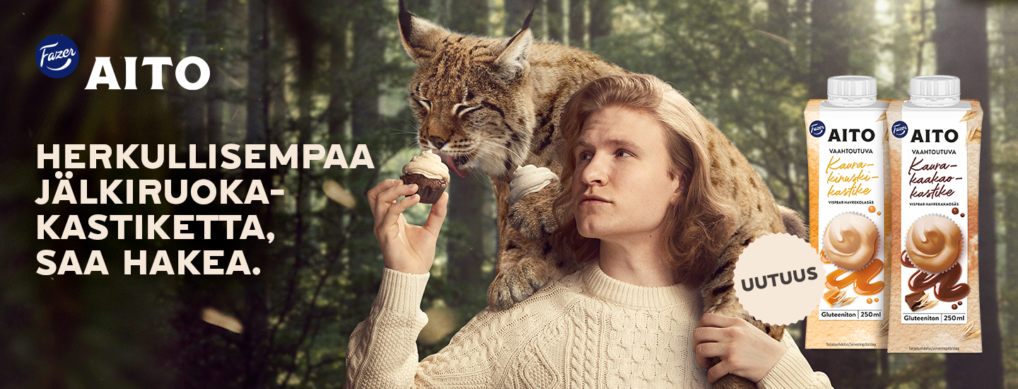 Fazer Aito -jälkiruokakastikkeet – Helppo reitti maidottomaan herkutteluun