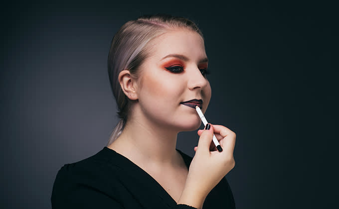 Halloween bilemeikki vaihe 4