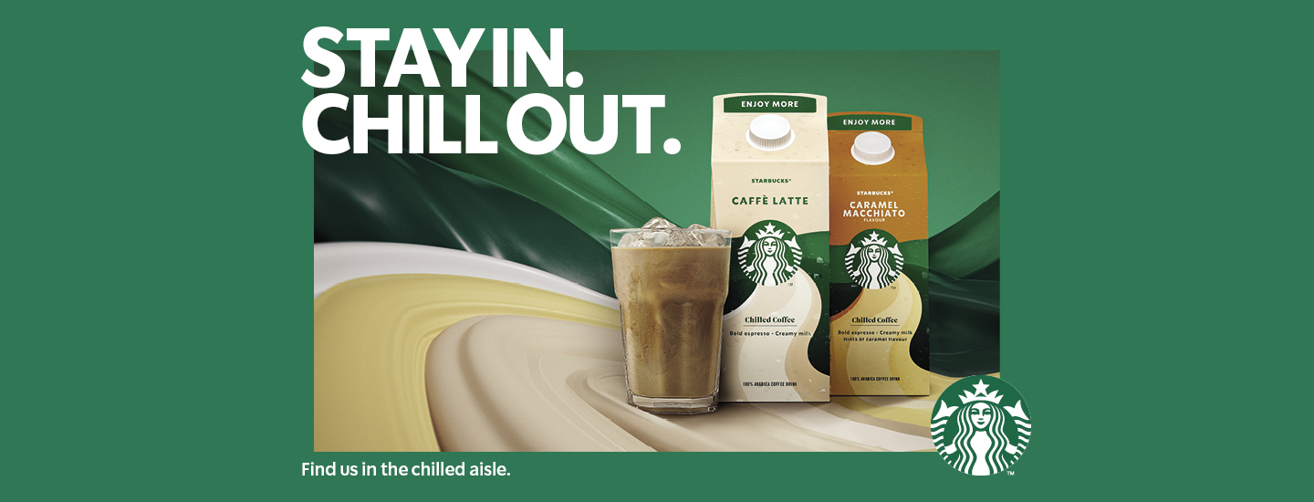 Starbucks Chilled Coffee -jääkahvin klassikkomaut nyt myös isommassa pakkauksessa