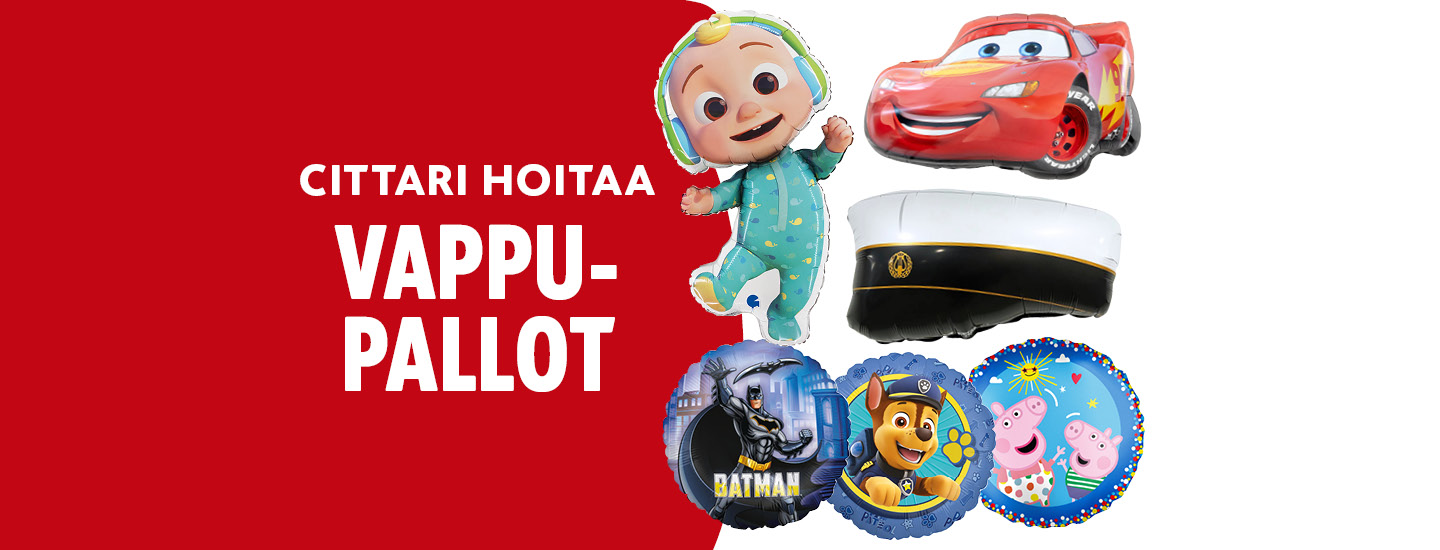 Värikkäät vappupallot 2025