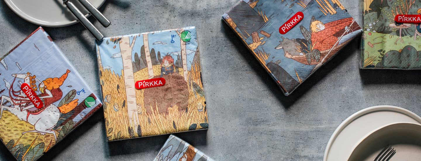 Pirkka lautasliinat Designed by Kaisa Ranta|K-ruoka | K-Ruoka