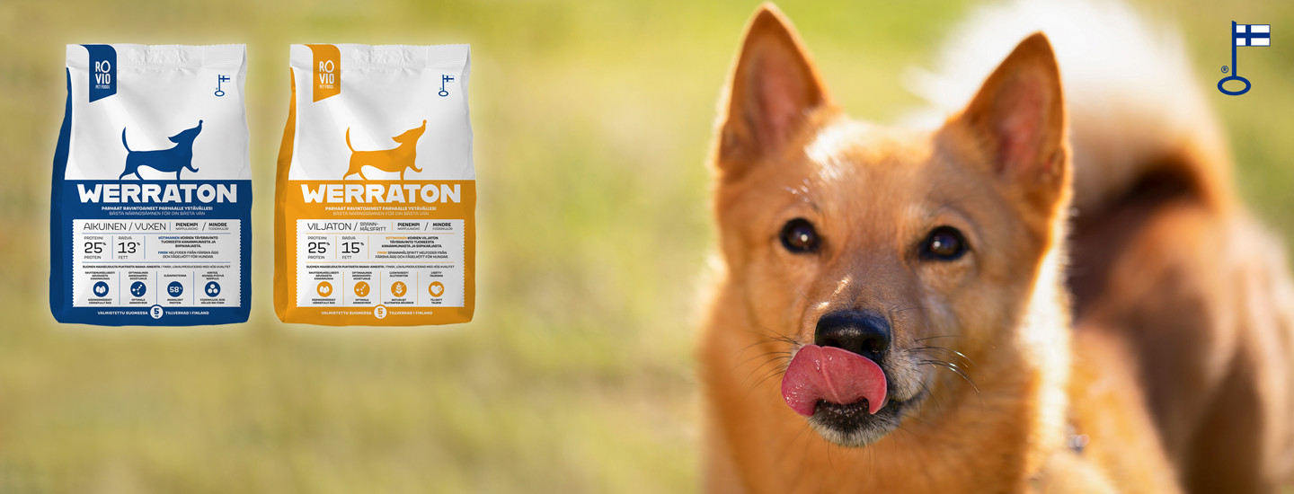 Kerrassaan Werratonta koiranruokaa Loimaalta