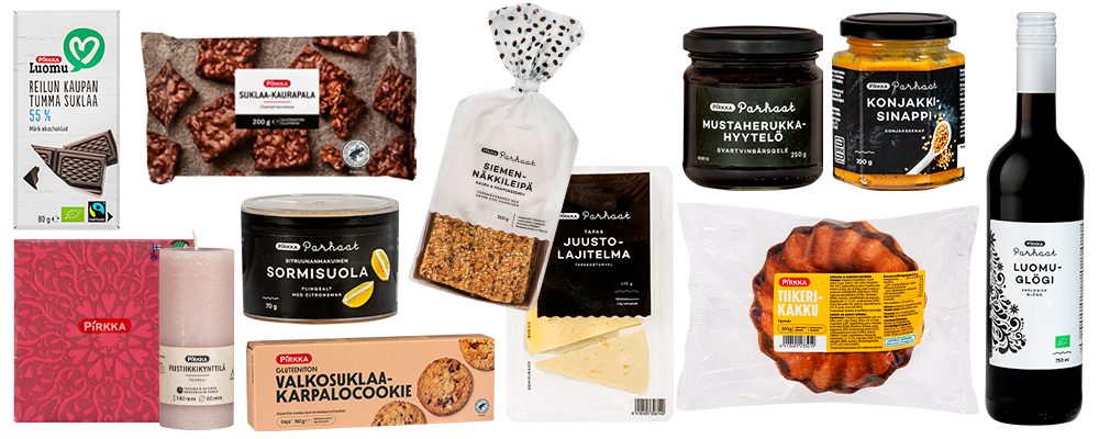 Joulun gluteeniton herkkukori