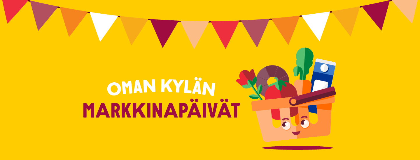 Oman kylän markkinapäivät 13.-19.4.!