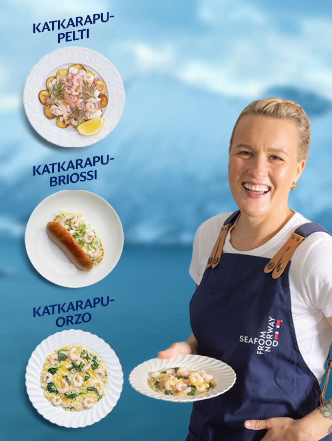 Linnea Vihonen ja kolme reseptiä